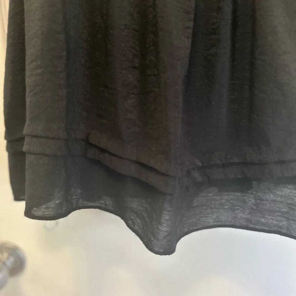 Black Ruffle Dress - Picture 2 of 4